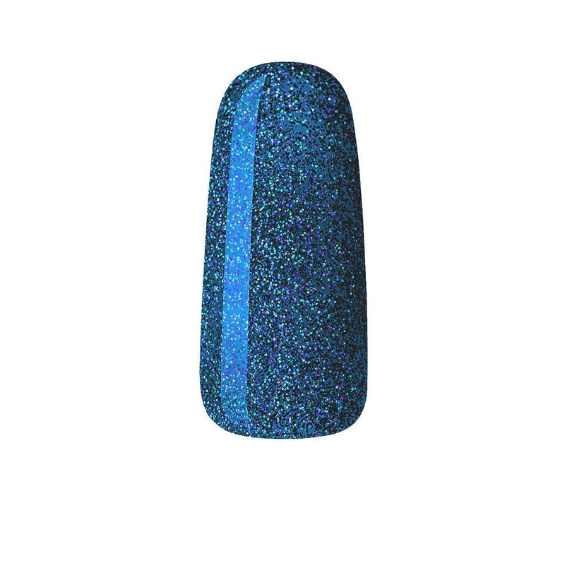 NG 605 Cosmo Blue - Glitter Christmas Nails - Dip Powder - NuGenesis Nails